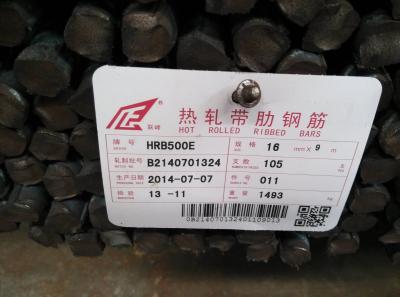 China High Strength Anti-Seismic Reinforcing Steel Rebar for sale