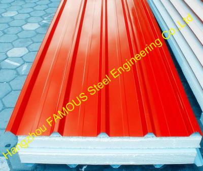 China Heat Insulation EPS Polyurethane Foam Sandwich Panels For House for sale
