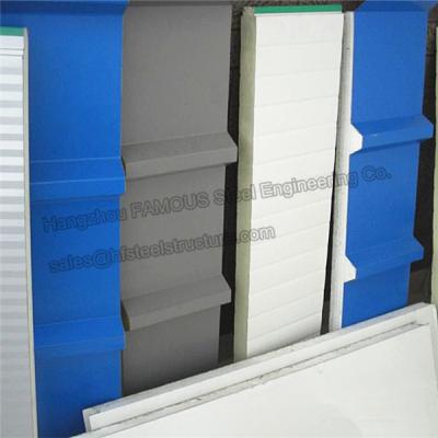 China EPS Polystyrene Insulated Sandwich Panels for Metal Buildings Roofing System for sale