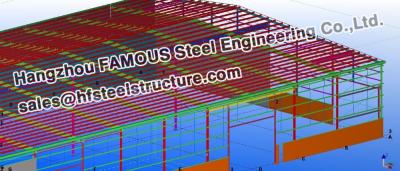 China Steel Workshop Civil Engineering Structural Designs For Fabrications for sale