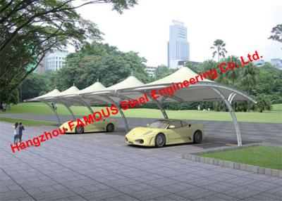 China Custom Tension Fabric Structural Carport Menbrane for Stadium / Airport for sale
