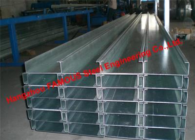 China DHS Equivalent Galvanized Steel Purlins Supporting Horizontal Roof Beams for sale