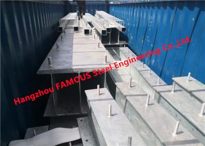 China 560 Tonnen galvanisierten Stahlkonstruktions-Mitglieder für die exportierte Brücke zu verkaufen