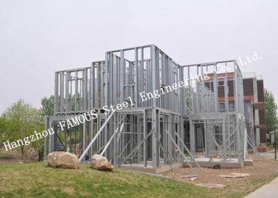 China Welding Galvanized Pre Engineered Building Light Steel Villa Steel Frame  Light Guage Galvanised Studs for sale