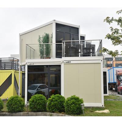 China Prefabricated Two Story Flat Pack Modular Container Self Easy Assemble House for sale
