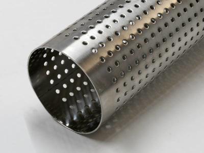 China Perforated Steel Tubing Filter Screen Mesh For Filter Liquids Solids And Air for sale