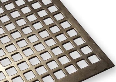 China Square Hole Perforated Metal Screen Provides More Large Circulation Area for Filtering, Screening and Ventilation for sale