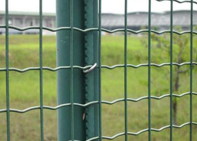 China 50×50mm Euro Style Fence Metal Wire Fence Electro Galvanized Surface for sale