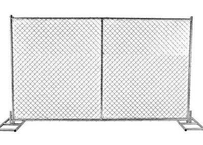 Chine Panneaux portatifs de maillon de chaîne de la clôture provisoire 6x10 de maillon de chaîne de 3mm 3.5mm à vendre