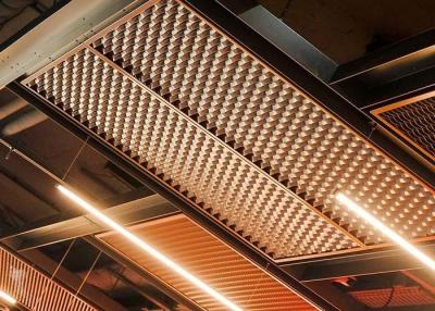 중국 내부 상부 장식을 구축하기 위한 팽창된 금속판 천장 방화 열차단 소음 흡수 판매용