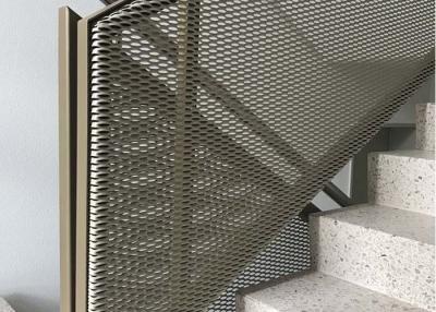 China Expanded Metal Balustrade and Railing Infill Panels Safety , Robust And Durable for sale