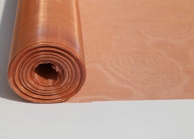 Cina maglia metallica di Mesh Screen Plain Weave Copper del filo di rame 10m-100m in vendita