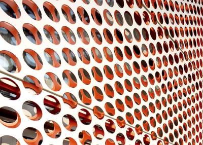 Китай Пефорированный алюминиевый лист, алюминиевый пефорированный легковес панели металла соответствующий для архитектурноакустического украшения продается