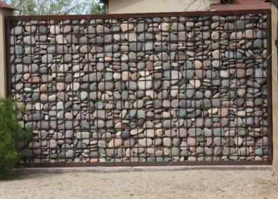 China 1m-5m Width Gabion Noise Barrier Gabion Baskets PVC Coated Wire for sale