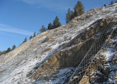 China Rockfallbescherming het Opleveren, Veiligheidsdraad Mesh In The Mountains Te koop