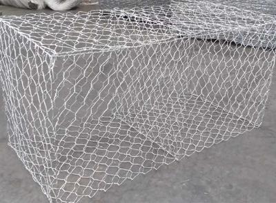 China 6.0mm 50x70mm Galvanized Gabion Basket Weaving And Welding Process for sale
