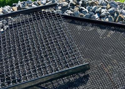 China 0.71mm Stone Crusher Mesh / Dressing Mine Screen Low Carbon Steel for sale