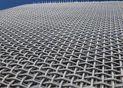 China Plain Vibrating Screen Crimped Woven Wire Mesh 5mm With Hooks for sale