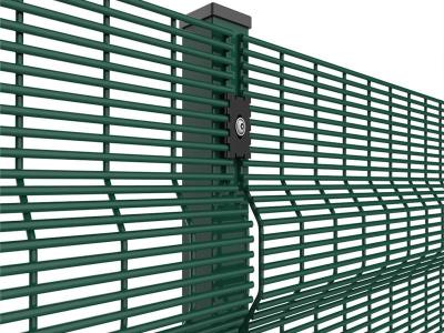 China 60 × 60 Mm Post Pressed 358 Security Fence Horizontal V Shaped Beams en venta