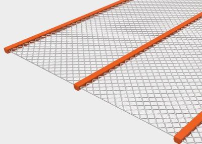 China PU Support Strip Diamond Opening Self Cleaning Screen Mesh for sale