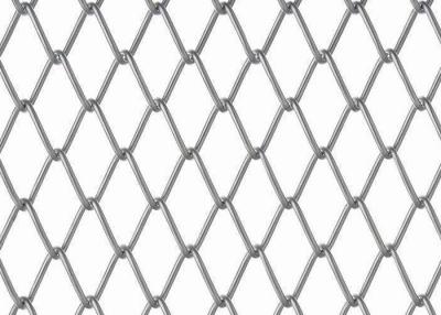 China 3mm Diameter Stainless Steel Chain Link Fence For Highest Level Of Perimeter Protection for sale
