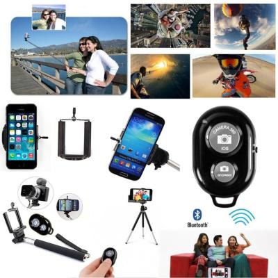China self portrait stick Portable Bluetooth Monopod with Remote Shutter for IOS & Android for sale