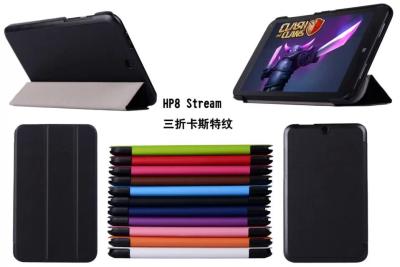 China Cajas protectoras plegables de la tableta del tirón para la corriente de HP, textura loca del caballo en venta