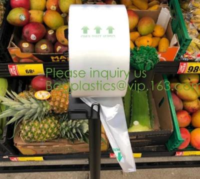 China Food produce bag, fruit produce bags, pack 100% Compostable Bags Biodegradable Bags Dog 100% Biodegradable Dog Poop Bags for sale
