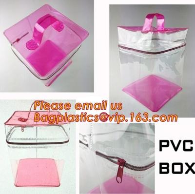 China Custom made all kinds transparent plastic make up bag clear pvc cosmetic bag for women, new fashion eco-friendly cheap w for sale