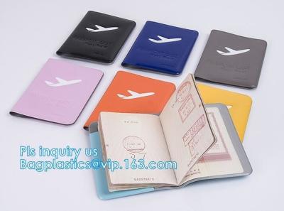 China shinny promotion PVC Passport cover or Passport Case, PU and PVC grid card holder with zipper passport cover, Passport C for sale