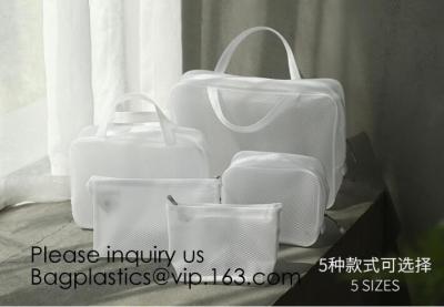 China PVC Beauty Cosmetic Bag Pouch,Makeup Bag Tsa Toiletry Bag Pvc Cosmetic Pouch,Fashion Ladies Travel Bags PVC Makeup Bag P for sale