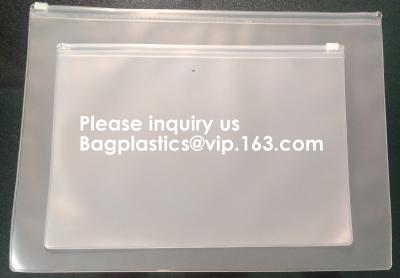 China Waterproof Clear Plastic Zip Lock PVC A5 Document File Zipper Bag,Stationary Pen Pencil Packaging Bags,holder, case,pac for sale