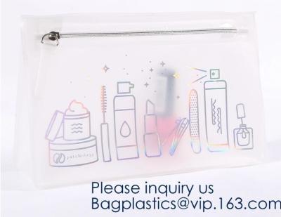 China TPU EVA Cheap Plastic Zipper Bag Makeup Sponge Cosmetic Packaging Storage Suit Bag,vinyl cosmetic bag with zipper bageas for sale