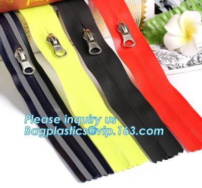 China OEM design zipper with semi auto lock slider/ continuous zipper/ zipper waterproof, 5# nylon & waterproof zipper seamles for sale