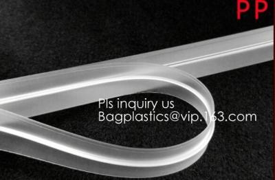 China PP/PE/PVC/EVA Plastic Flange Zipper For Pouch, PP Plastic Press To Close Reclosable Flange Zipper for Standard Zipper Po for sale