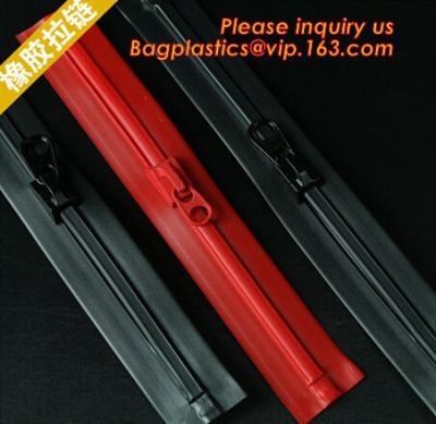 China concavo convex zipper, plastic flange zipper, bone zipper, waterproof airtight zipper for sale
