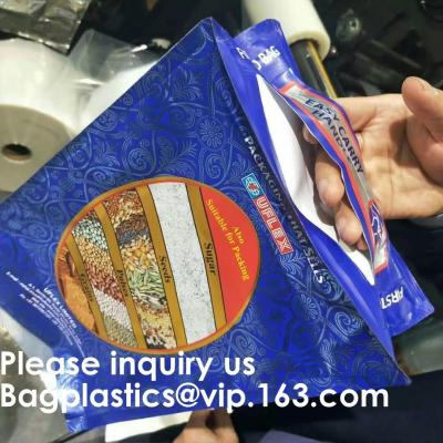 China HANDLE RICE BAGS,Handy Handle Slider Zip lockk Pet Food Bag, Bread, Ceral, Flour, Granola, Oats, Rice Pack, Handle, Handy for sale