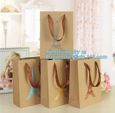 China Laminated Luxury paper bags with flat tape handle,Unique carrier bag for shopping with affordable price, bagease package for sale