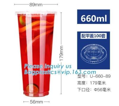 China 280ml High Heat Resistance plastic bottle white drinking Cup,100% Eco-friendly Compostable CPLA Lid/Cover/Cap bagease pa for sale