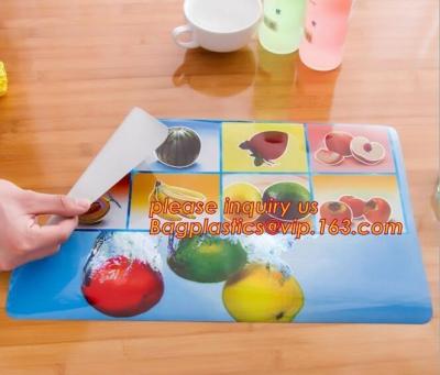 China Wholesale price dining mat PVC Fabric silicone placemat table mat,tableware accessories round plastic placemat PVC water for sale