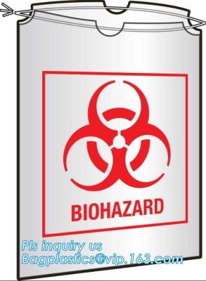 China Large Drawstring Biohazardous Waste Bags, Nice printing red incinerate waste bag, Biohazard Bags Medical Waste Bags with for sale