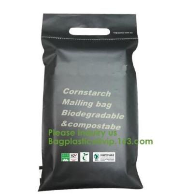 China cornstarch made biodegradable custom printed plastic mailing bags,China Supplier Custom biodegradable courier bag biogra for sale