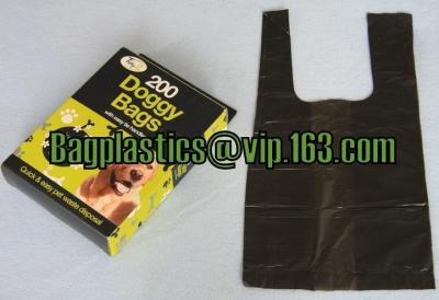 China biodegradable dog poop corn bags with dispenser,pet dog waste bag,plastic doggy, Degradable Pet Carrier Dog Poop Bag Pri for sale