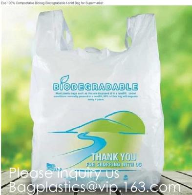China Biodegradable Roll heart bag, Vest bag, Pocket, Roll bag, 100% Biodegradable Cornstarch Garbage Bags garment biodegradab for sale