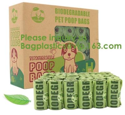 China Manufacture 100% biodegradable Home compost or OK compost Durable Supermarket food waste garbage bags, bagease, package for sale