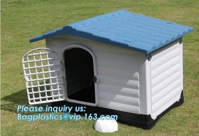 China Fashion big dog apartment cottage Extra Large Waterproof Indoor & Outdoor Pet Shelter Plastic Dog Kennel Pet House, bage for sale