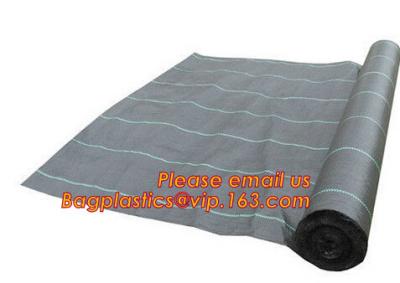 China weed control mat ,ground cover,silt fence selvedge, pp woven fabric roll low price ,black color,chinese wholesale manufa for sale