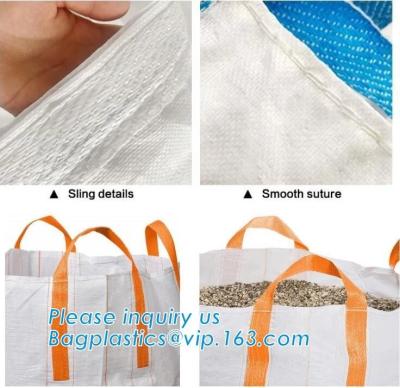 China Manufacture 1 Ton PP Woven big bean bag,bulk bags firewood jumbo bags pp woven jumbo bags big sack,Breathable PP Woven J for sale