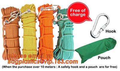China climbing rope, protective escape rope polyester rope, escape rope, High-altitude escape rope rescue rope(fire escape,res for sale