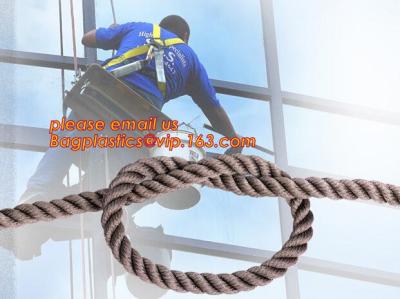 China wall-wash nylon twisted safety rope, wall-wash nylon safety rope for sale